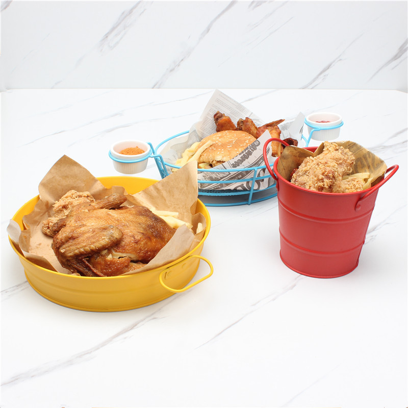 矮款黄色鸡块盘10