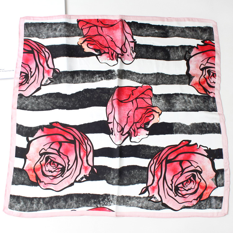 21简笔条纹玫瑰花