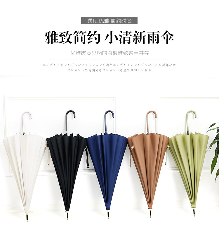 五色皮柄纯色伞_01.jpg