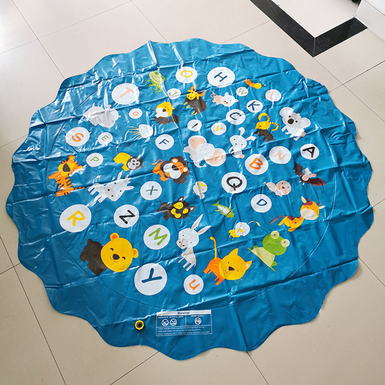 170cm蓝色波浪喷水垫 (7)