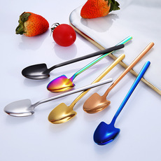 不锈钢咖啡勺甜品勺雪糕勺水果勺冰淇淋勺创意勺子礼品定制LOGO