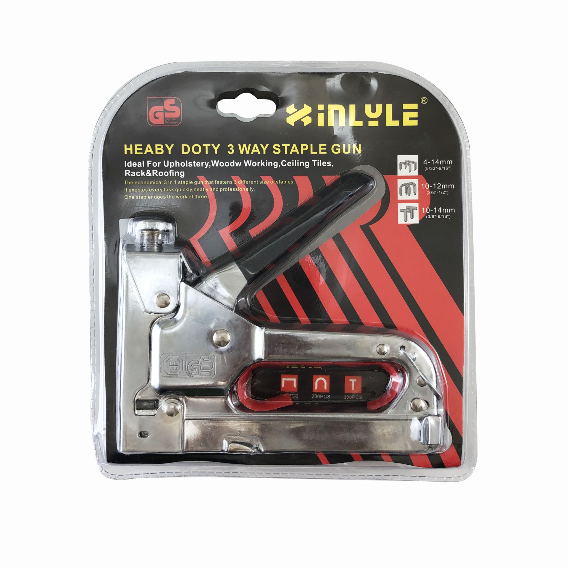 白色沾塑带一盒钉