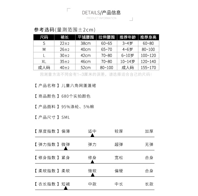 尺码修改版