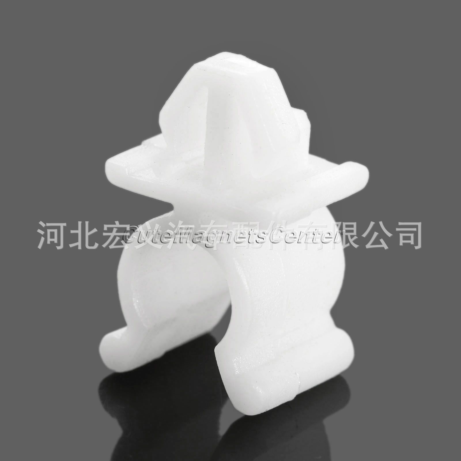50Ps-9mm-Hole-Car-Rivets-White