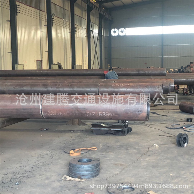 道路交通标志立杆,厂家监控红绿灯显示屏标杆,交通信号灯八角灯杆