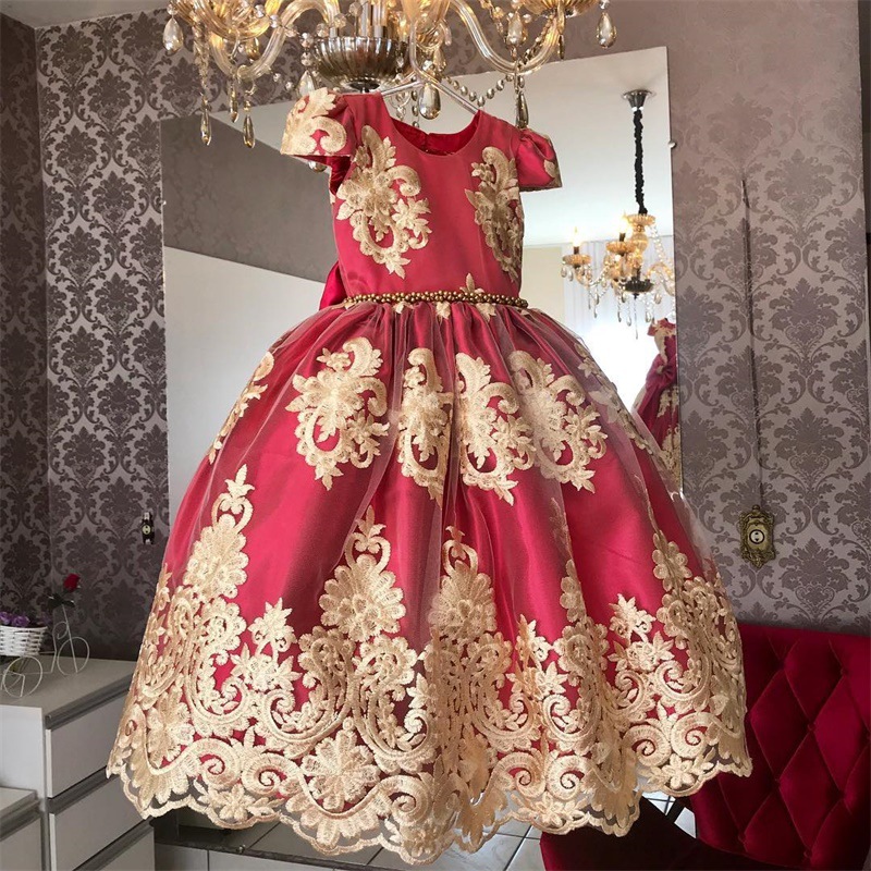 Flower-Princess-Party-Dresses-