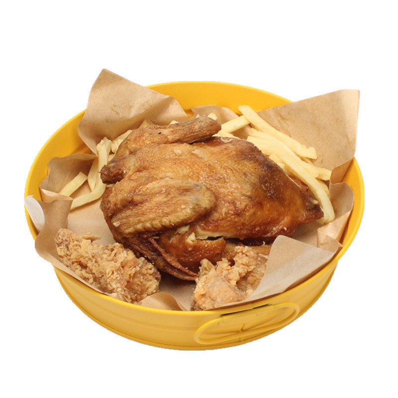 矮款黄色鸡块盘4