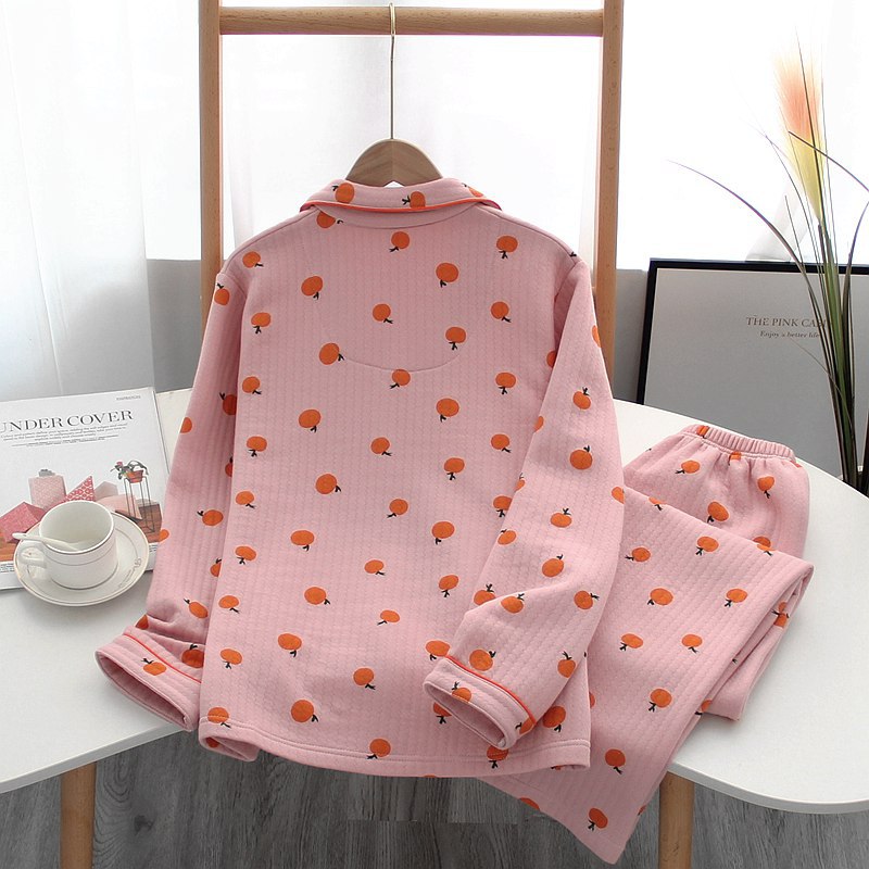 小橘子空气层睡衣