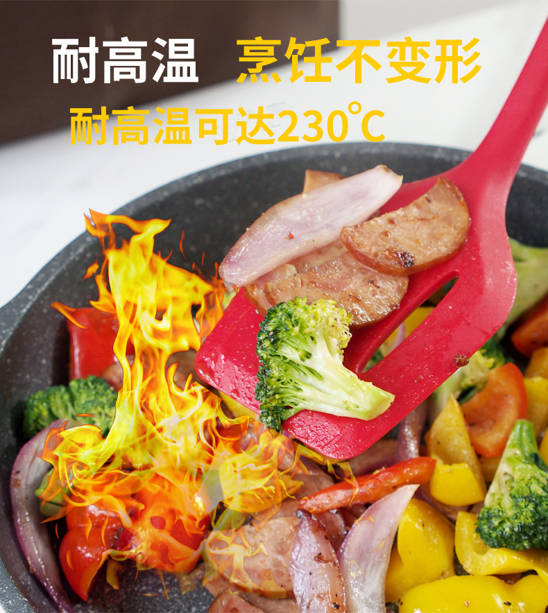 硅胶烘培厨具红色黑色5件套_04
