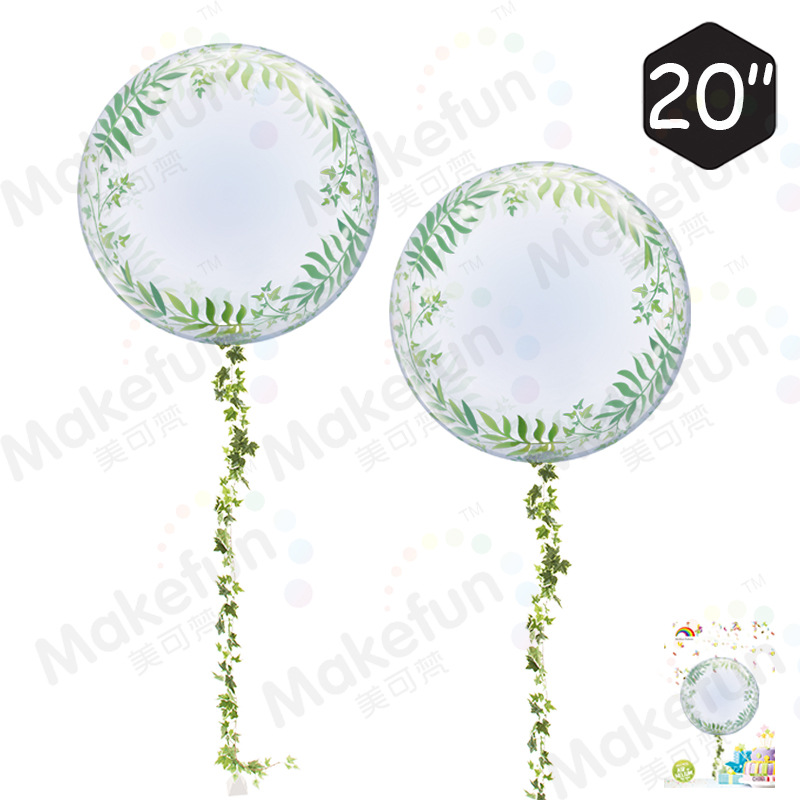 印花波波球树叶主图