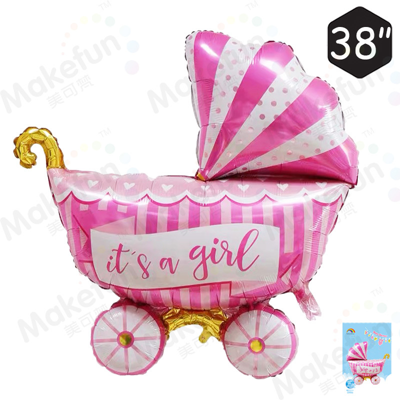 新款大号婴儿车粉色