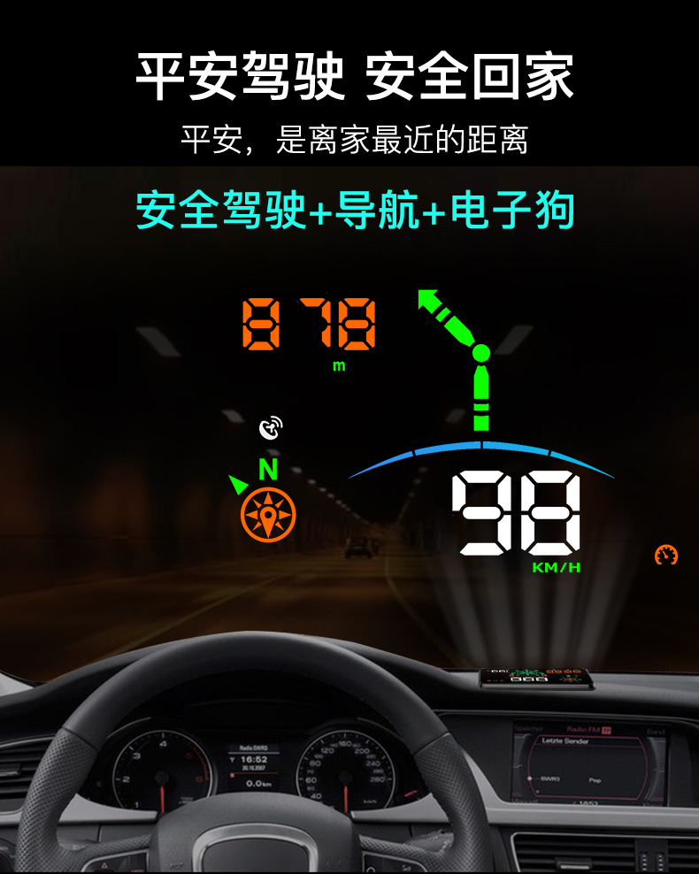 导航抬头显示器