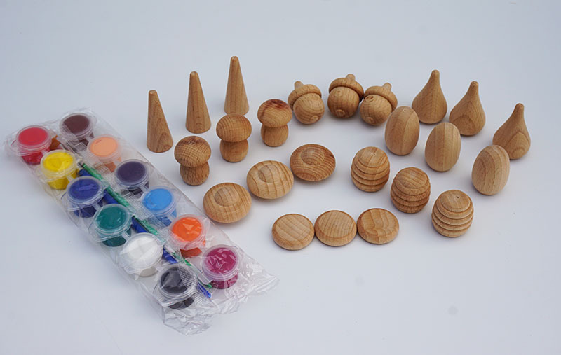 ins24片积木+颜料套装007