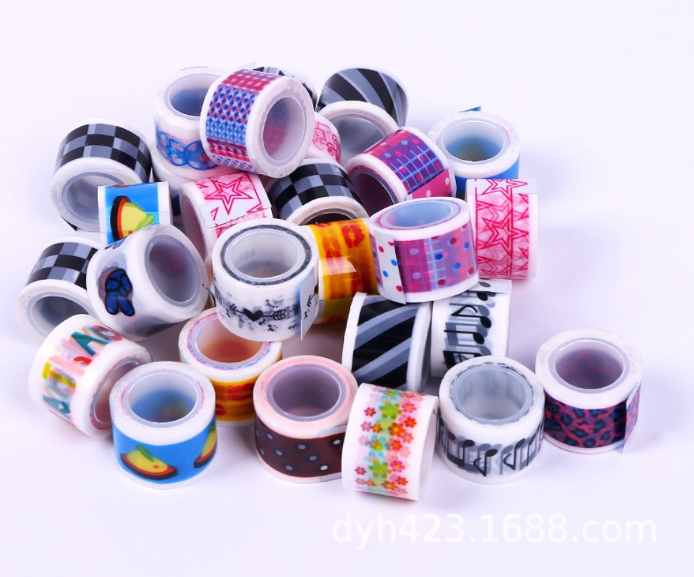 卡通迷你小号彩色胶带 展6.JPG