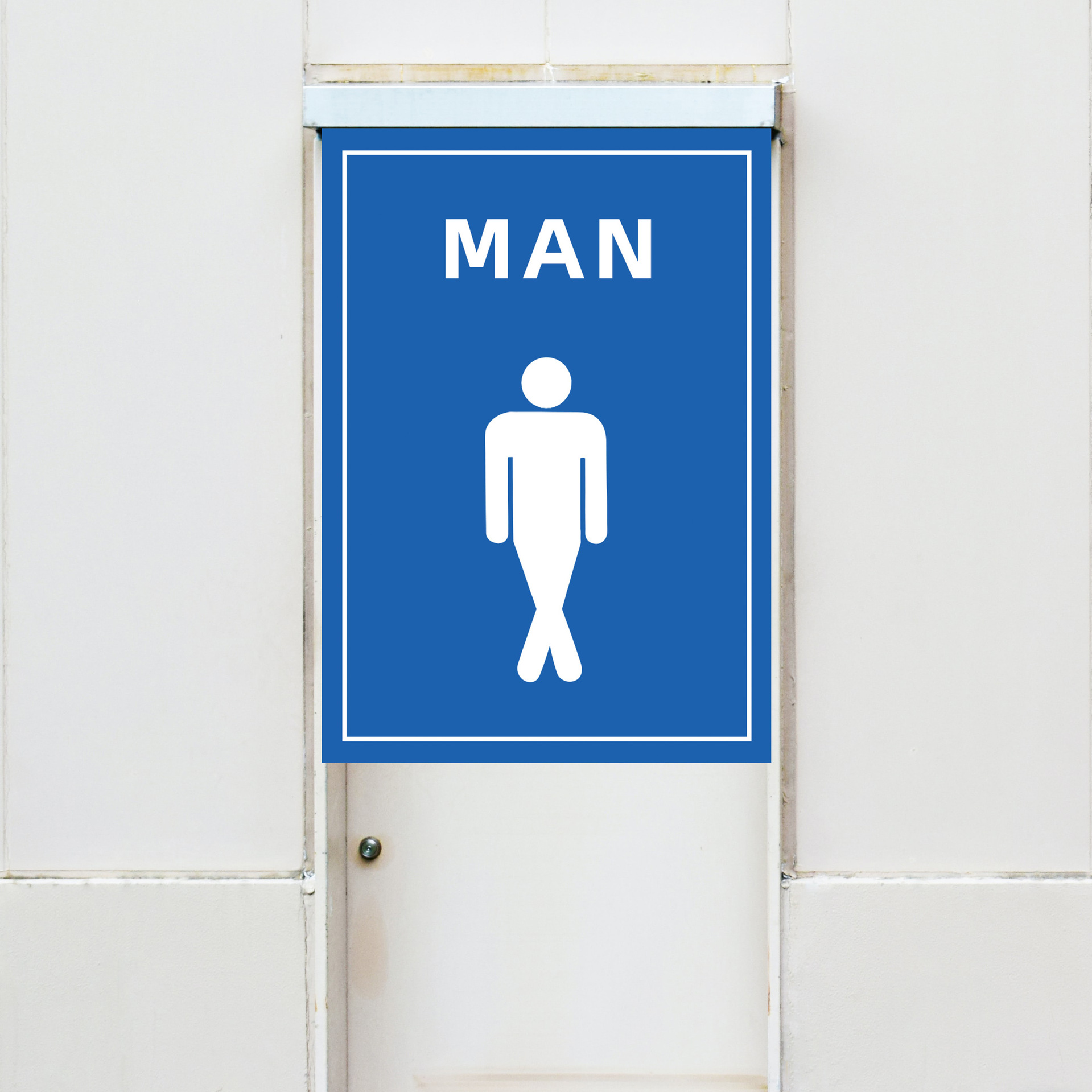 厕所7号-男浅蓝