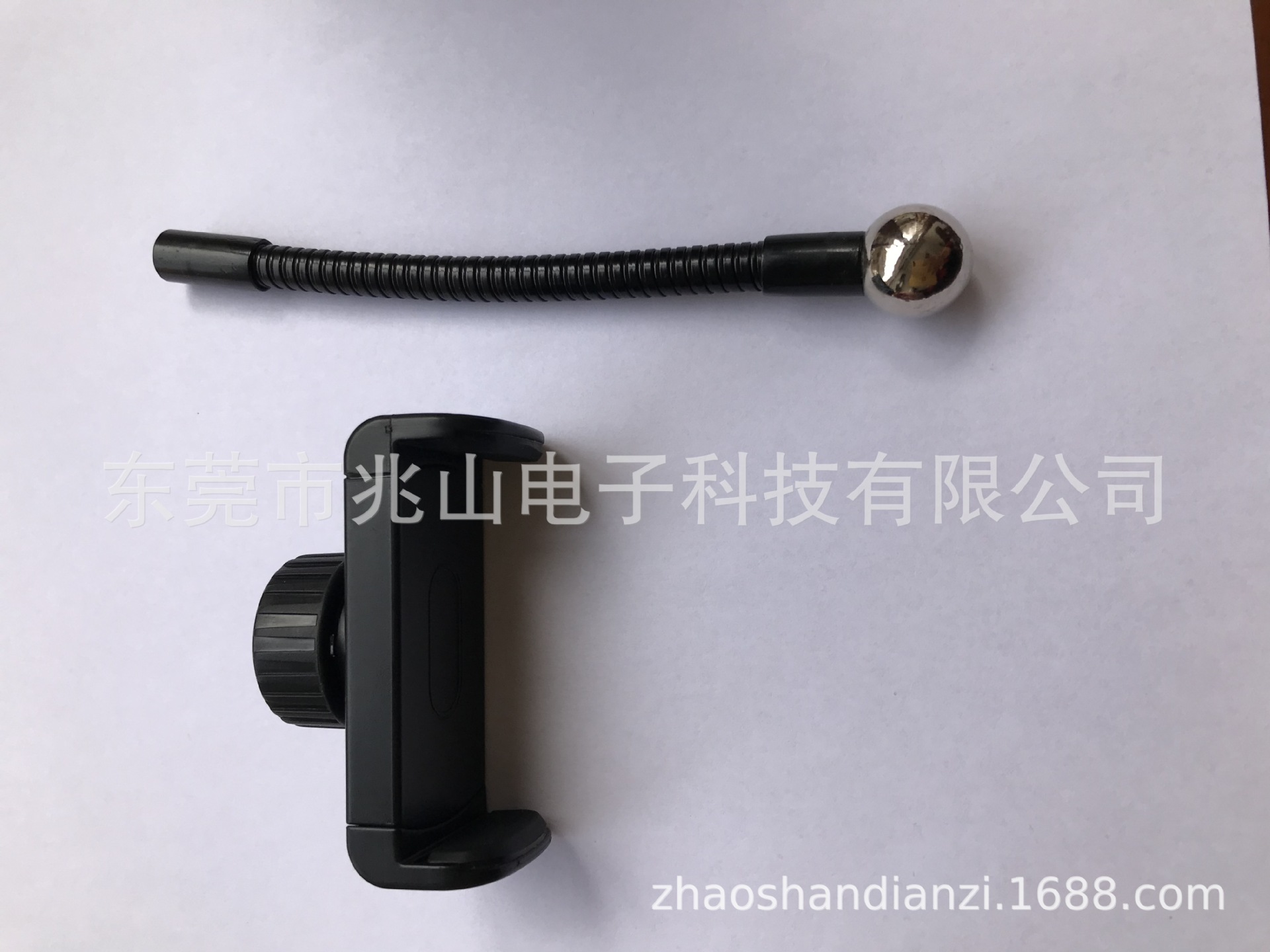 一字夹 直播支架配件 U形夹 金属软管 手机支架