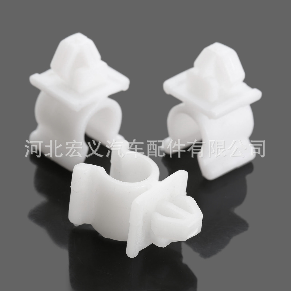 50Ps-9mm-Hole-Car-Rivets-White
