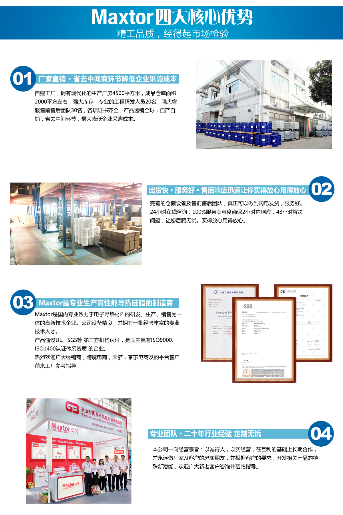 迈拓四大核心优势