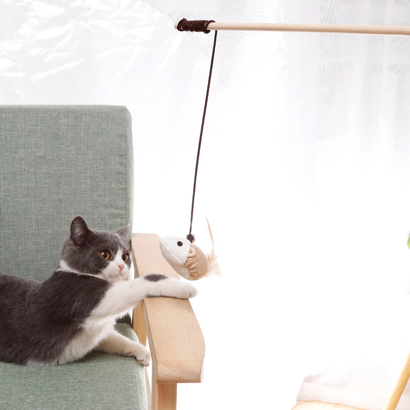木杆逗猫棒猫咪玩具5