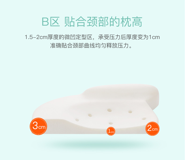 婴儿枕头防偏头/