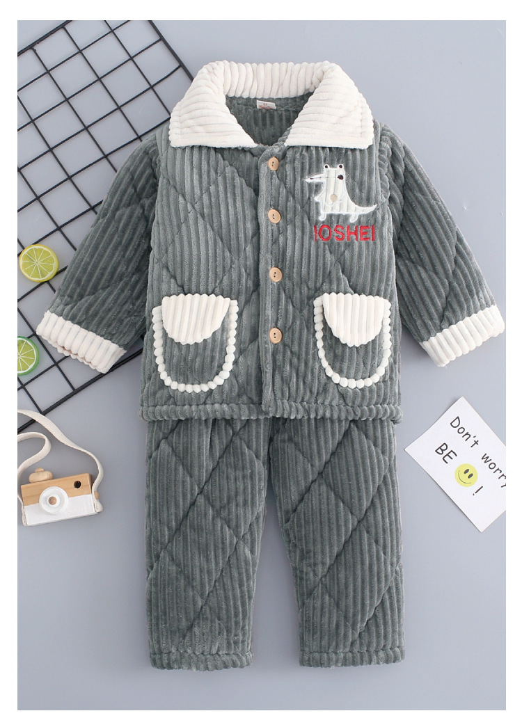 儿童珊瑚绒睡衣