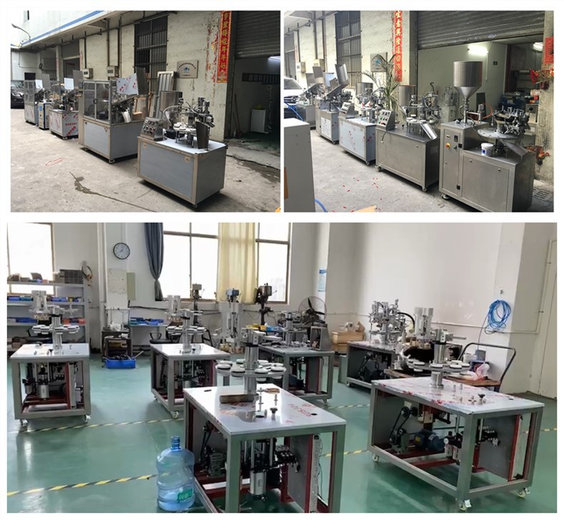 半自动冷风枪软管灌装封尾机