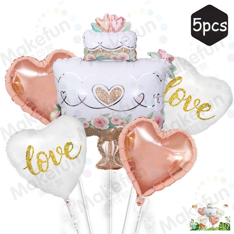 花朵蜡烛台蛋糕套装