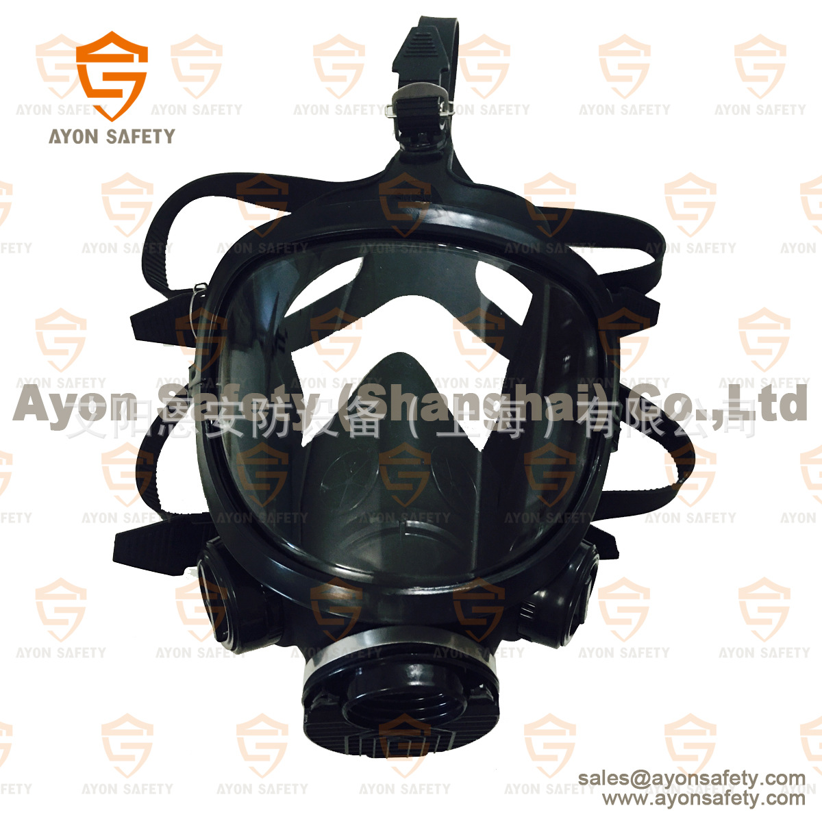 柱形三罐防毒面罩4
