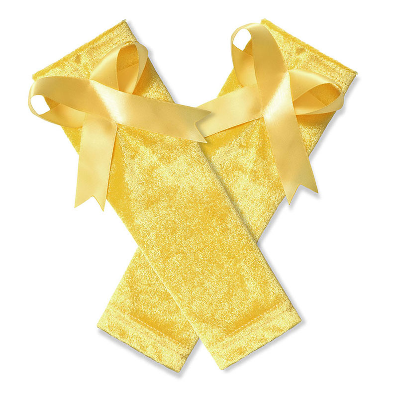 黄色蝴蝶结袖套