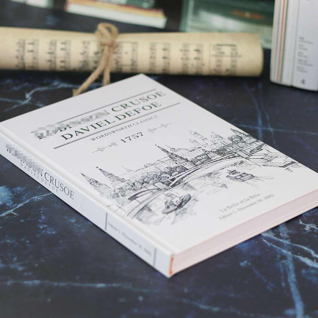 样板房装饰摆件书仿真书道具书