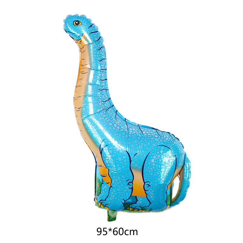 蓝色长颈恐龙