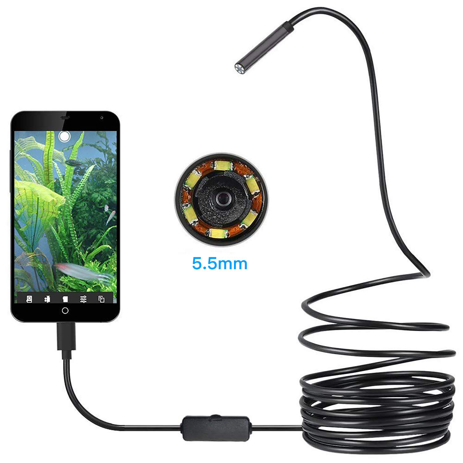 5.5mm android endoscope