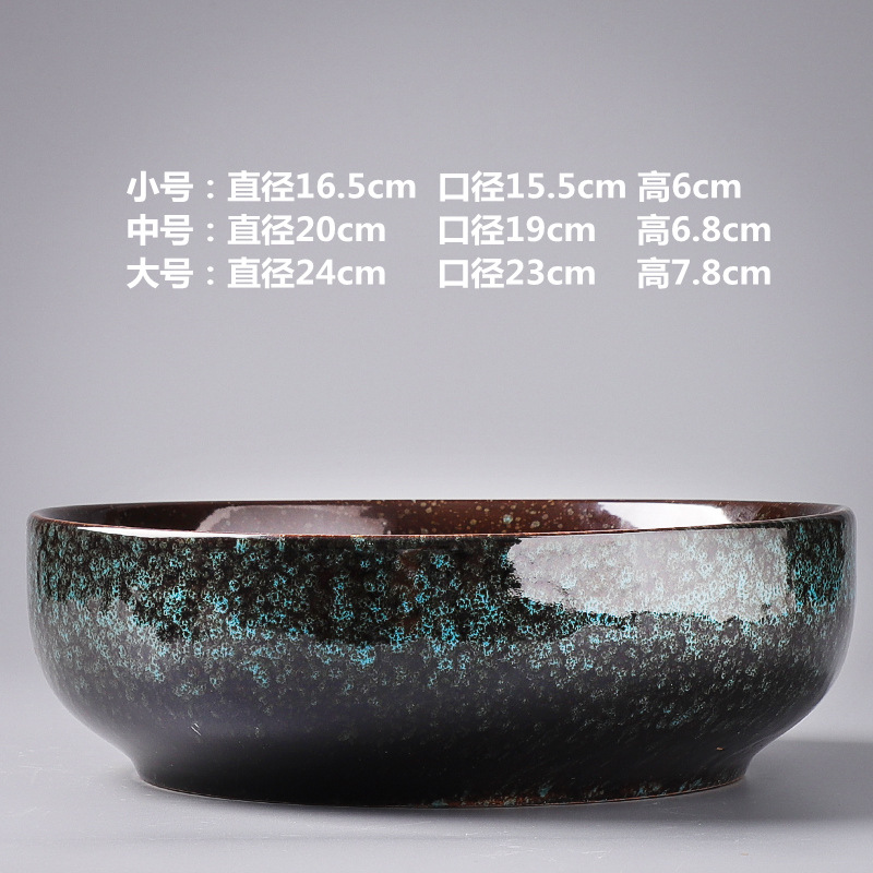 SKU-4-水培花盆-窑变蓝