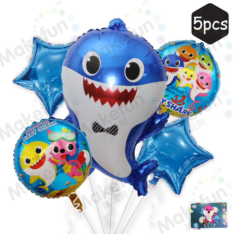 鲨鱼宝宝套装蓝色