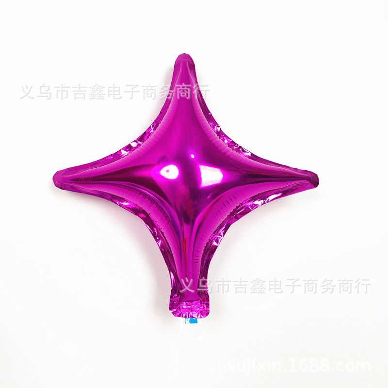 10寸四角星 玫红
