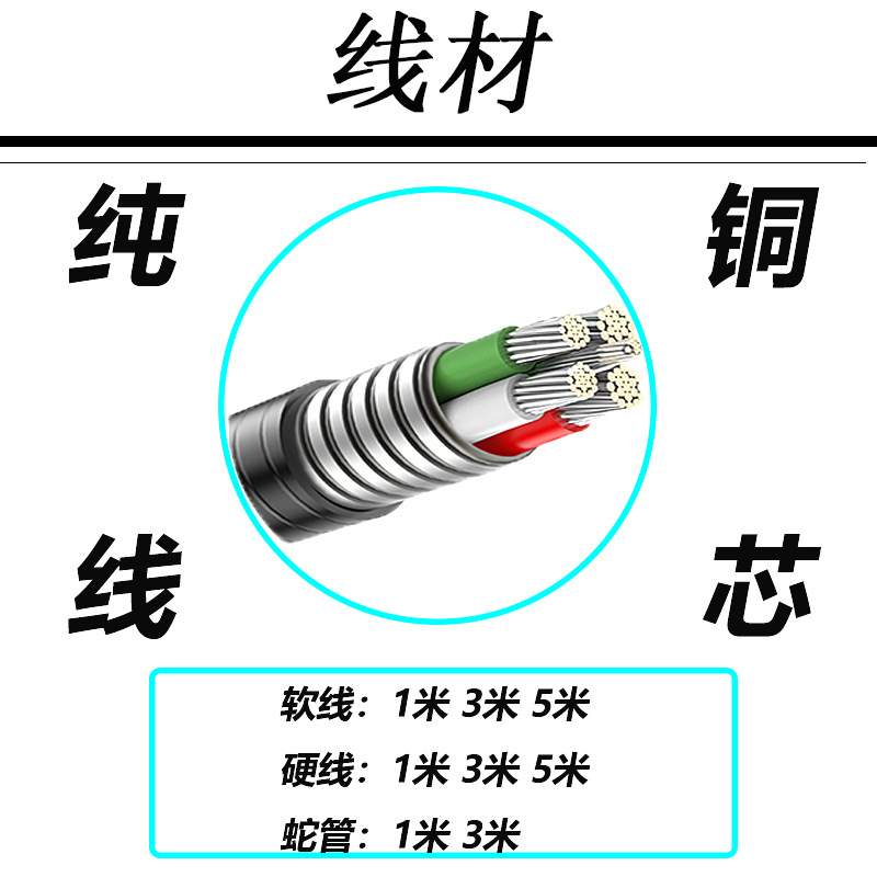 双镜头线材