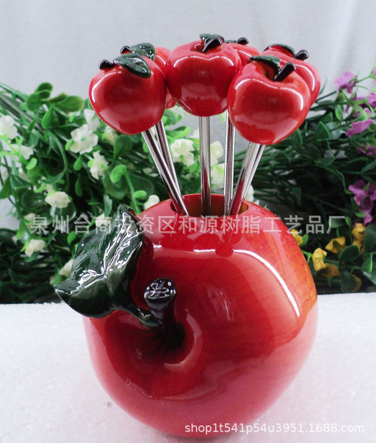 05163-OEM polyresin fruit fork