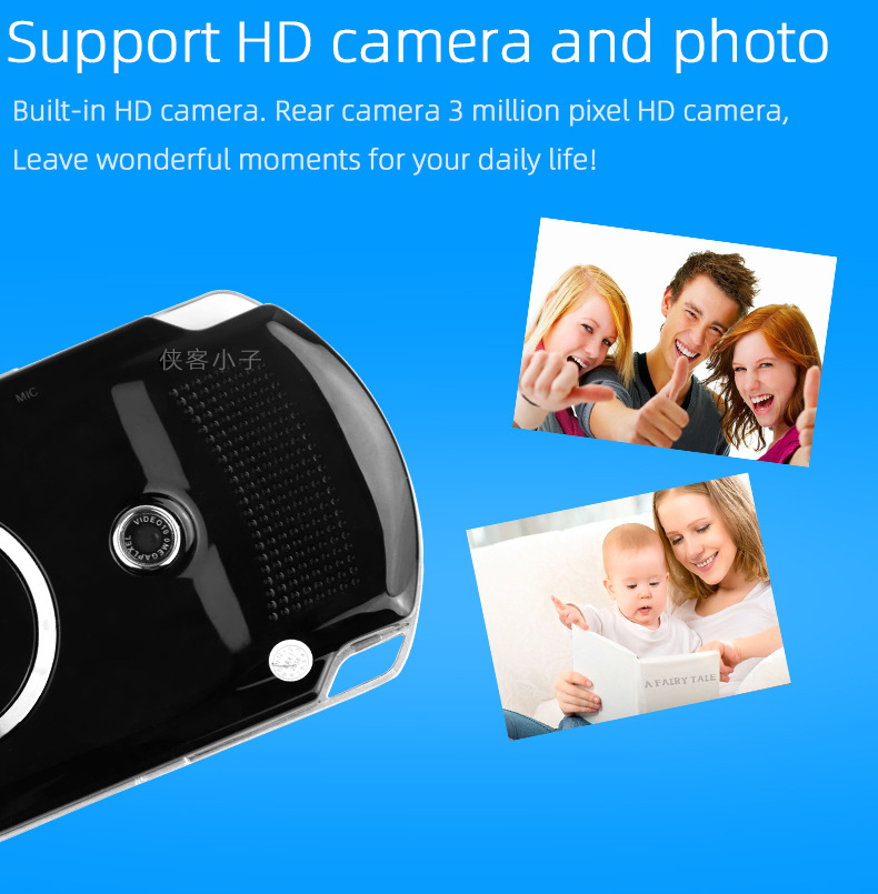 X6加强版PSP游戏机掌机4.3寸彩屏GBAnes