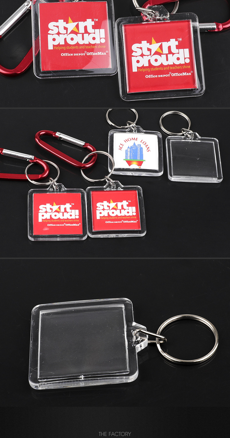 亚克力钥匙扣挂件现货批发