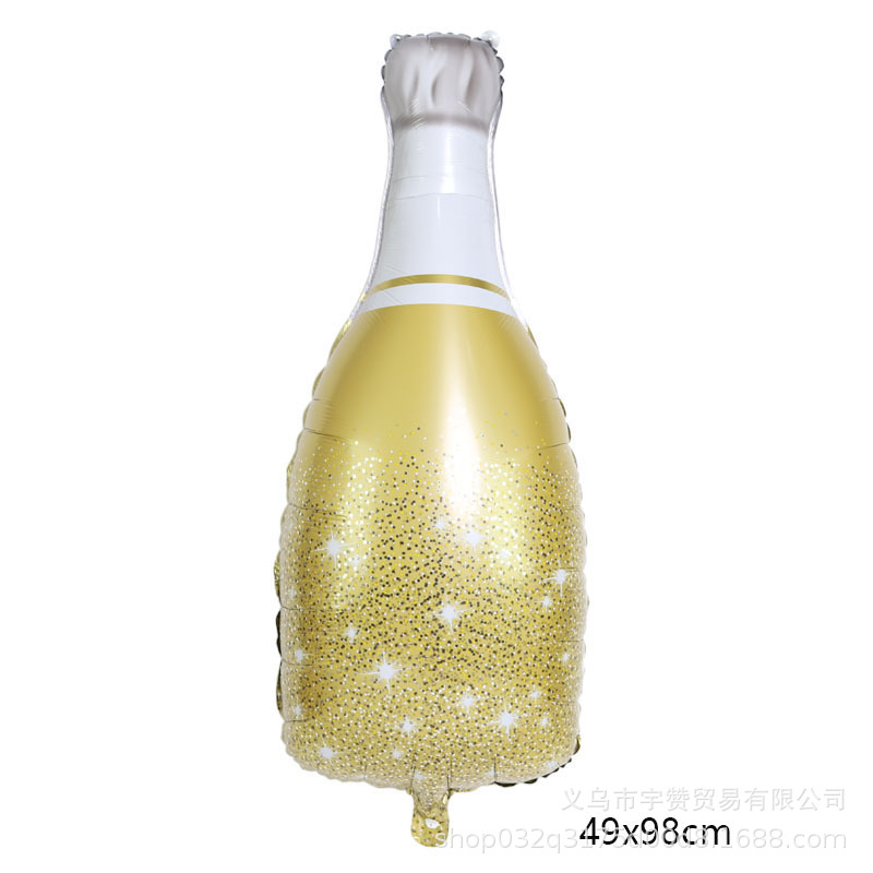 金泡泡酒瓶