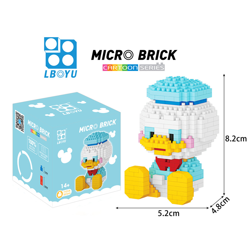 7131A水手帽童年唐老鸭 331PCS