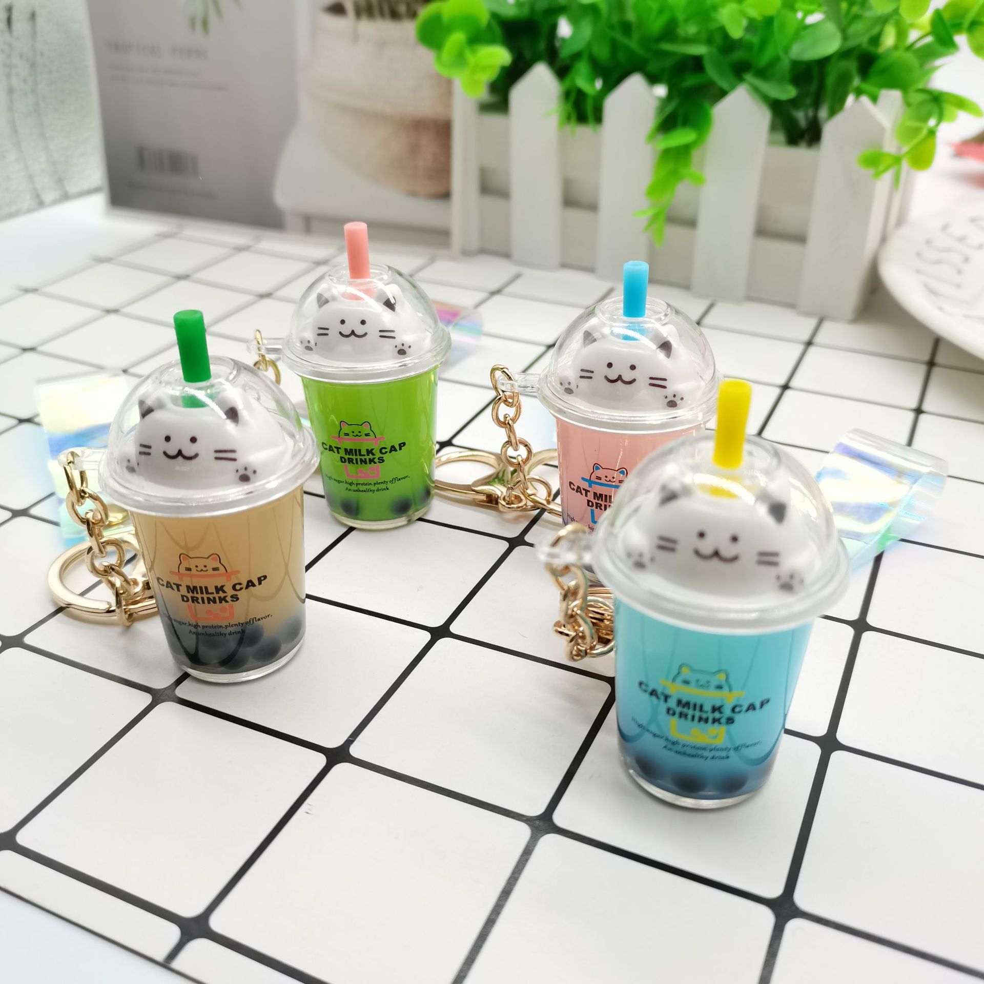 猫咪奶茶杯