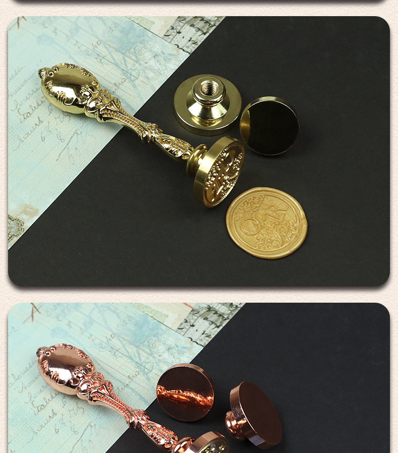 孔雀柄印章定制_13