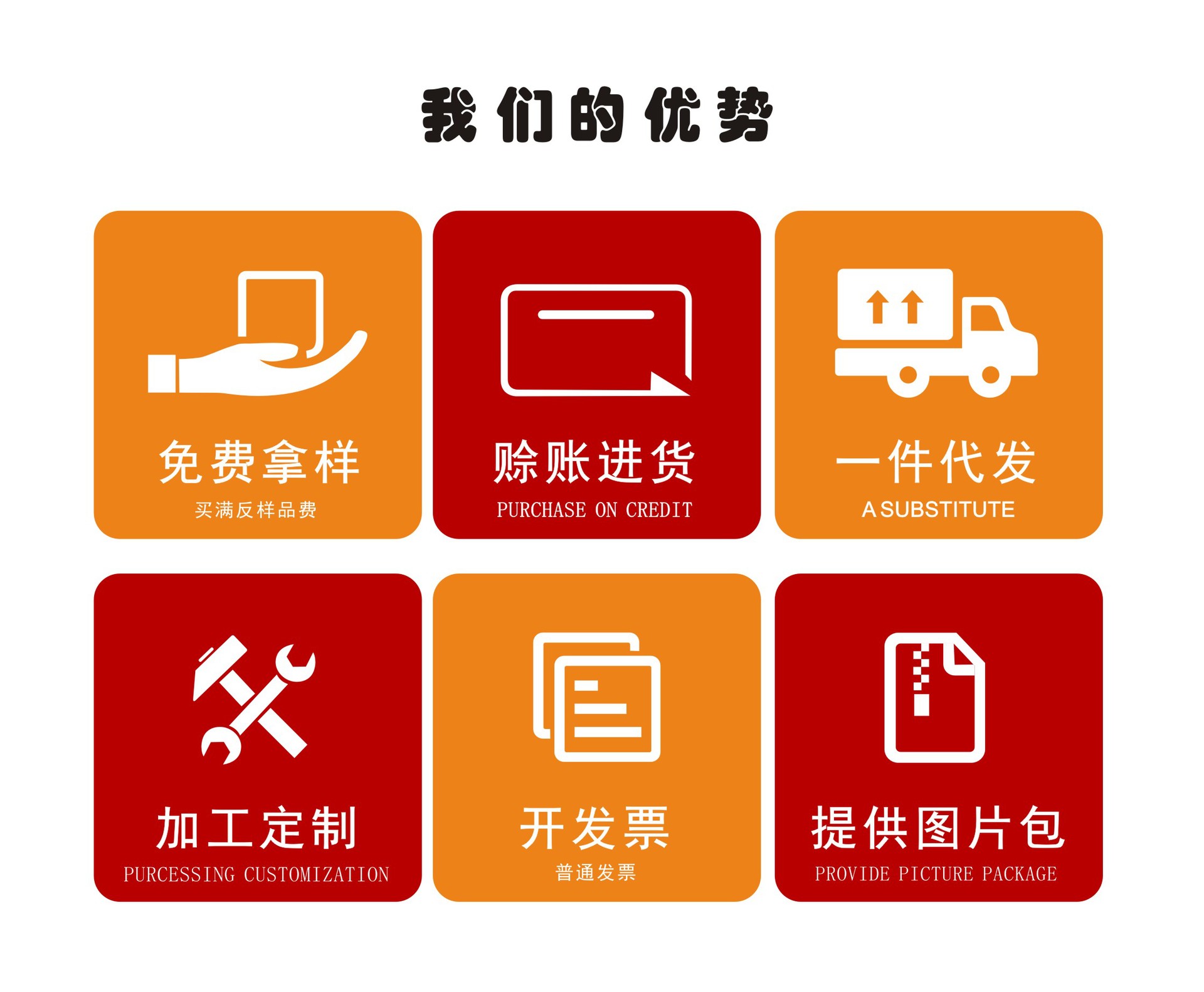 我们的优势中文