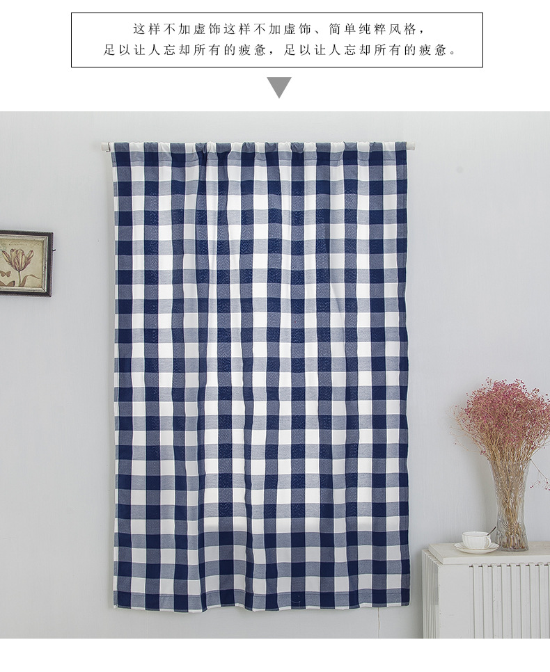 格子罗马帘_02