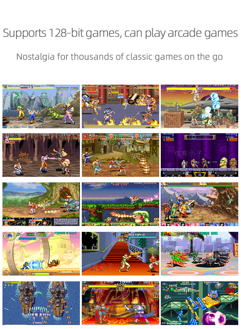 X6加强版PSP游戏机掌机4.3寸彩屏GBAnes