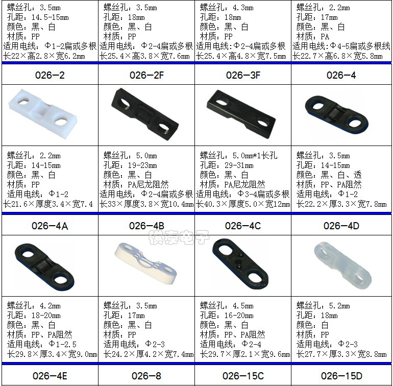 压线扣尺寸2