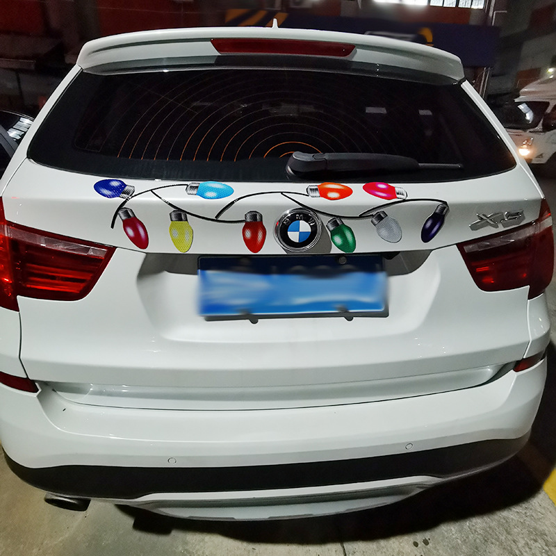 反光灯泡磁片圣诞磁性反光灯泡贴