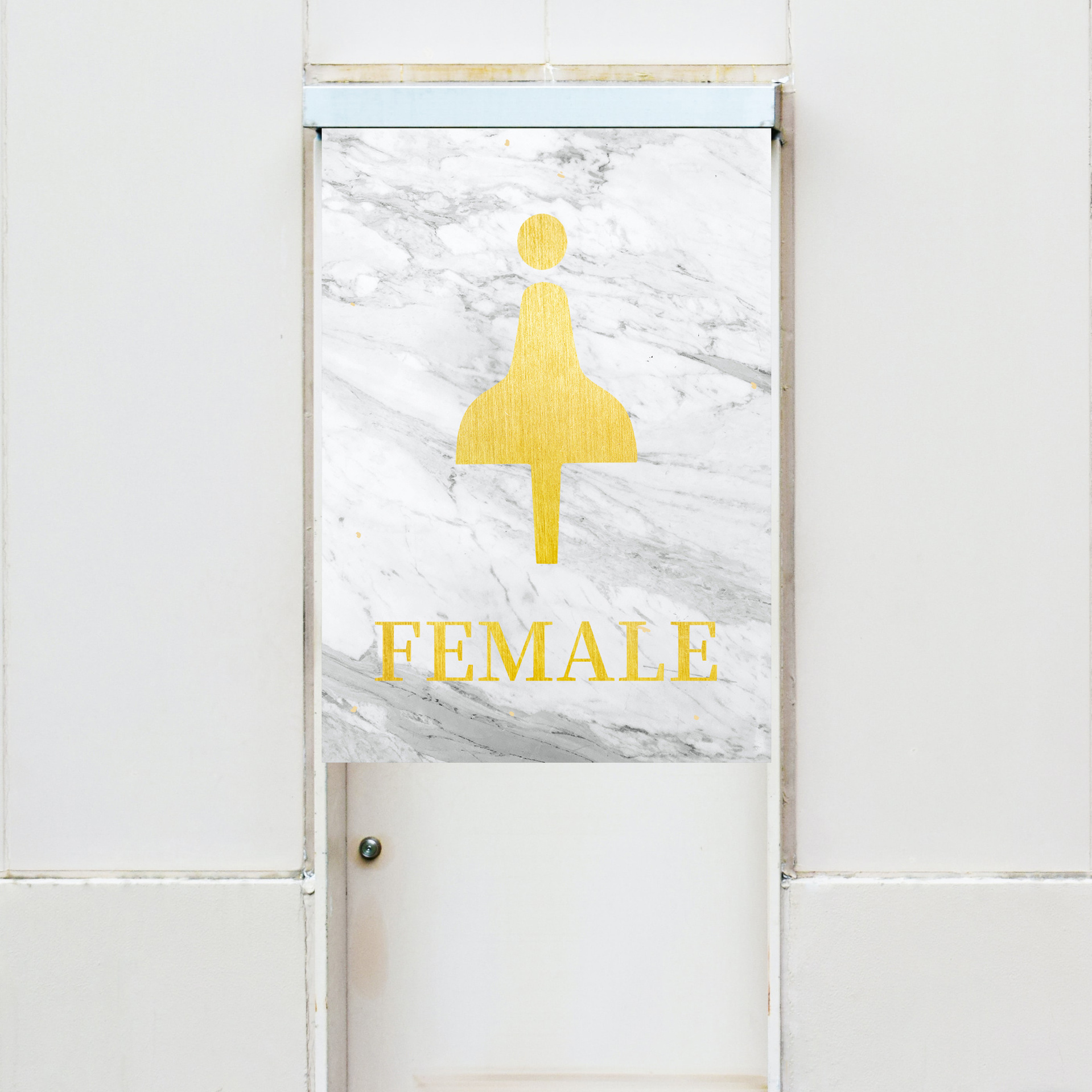 厕所12号-白理石纹女