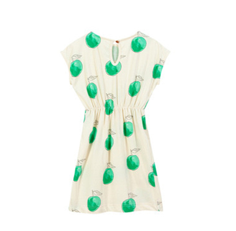 满印苹果连衣裙平面图_03